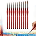 thumbnail image 1 of 11Pcs Art Paint Brush Set, Professional Miniature Fine Detail Brushes, 1 of 2