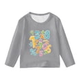 thumbnail image 3 of Tisuna Kids Girls Sweatshirts Child Breathable Number Print Sweatshirt Teen And Youth Daily Wear Long Sleeve Outfits Size 13-14 Years, 3 of 3