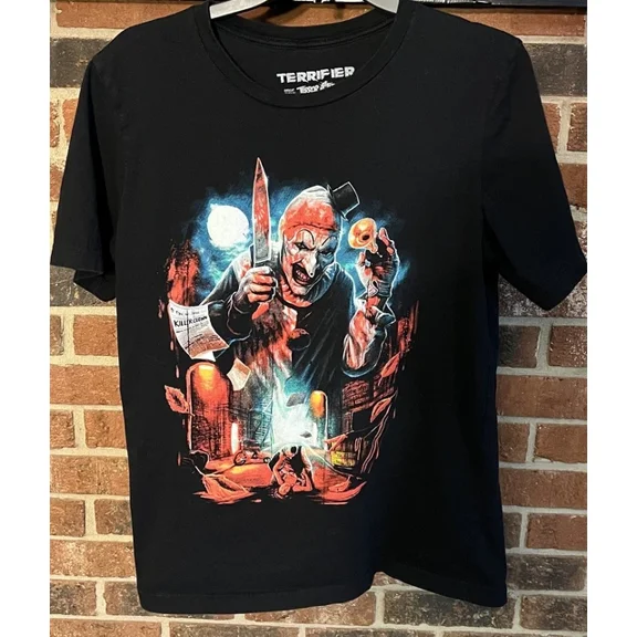 Terror Threads Terrifier Art The Clown T Shirt Size Large