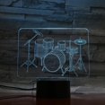 thumbnail image 2 of Kit de batería Night Light 3D LED Illusion Lamp con cambio de color, 2 of 2