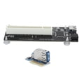 thumbnail image 4 of Adaptateur Pci Express PCIE vers Carte d'Extension de Riser en Résine Adaptateur Pci Double avec Câble de Connexion de 0,6 M, 4 of 8