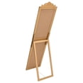 thumbnail image 4 of Espejo independiente VidaXL de madera de eucalipto de estilo barroco, 4 of 8