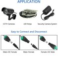 thumbnail image 2 of Conector DC 5,5x2,1mm Jack Socket Adaptador Led Macho Y Hembra Afortunado Sencillez, 2 of 5