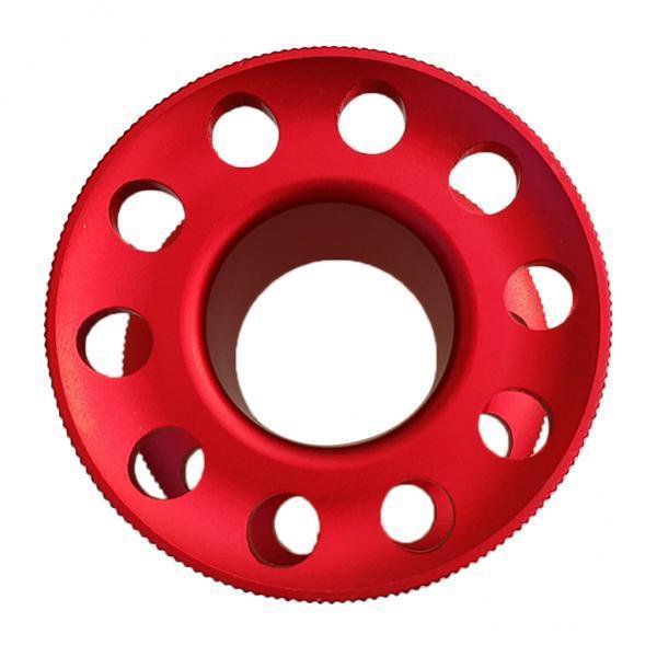 Paquete de 4-6 carretes de buceo con dedo en blanco Tech Spool Dive Snorkeling Line Reel Red 5 piezas Sunnimix Carrete de tecnología de dedo de buceo