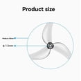 thumbnail image 3 of 12Pairs 1611 3-Blades PC Propeller 12CW+12CCW Propeller for RC Pavo Femto Brushless BWhoop FPV Racing Quadcopter B, 3 of 6