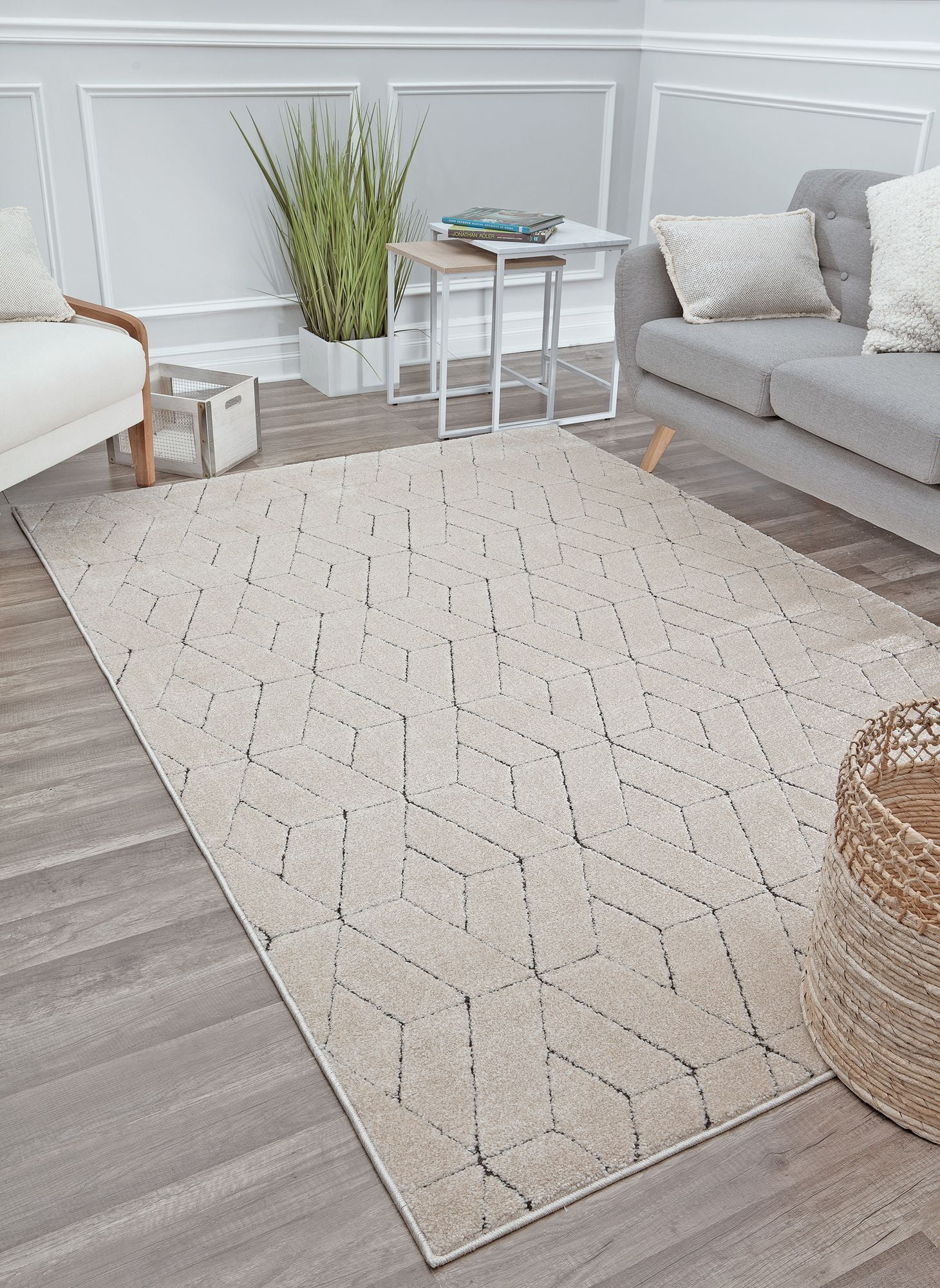 Rugs America Chanai CN10A Contemporary Geometric 5'x7'6" Area Rug