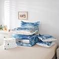 thumbnail image 6 of Homewish Kawaii Blue Snowman 7-Piece Bedding Comforter Set for Teens Boys Girls,Merry Christmas King Bedding Sets,Xmas Snowflake Ultra Soft Bed Sheets,Super Cozy Room Decor,Reversible, 6 of 8