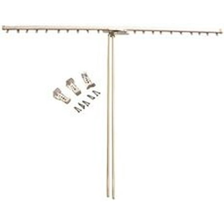 Levolor Traverse Drapery Curtain Rod With Baton Wand Center Close