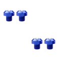thumbnail image 1 of Redempat Enhanced Performance M10x25 Rearview Mirrors Thread Hole Plug Screw Bolts Blue Positive 10mm 2Set, 1 of 6