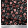 thumbnail image 2 of Soimoi Cotton Duck Fabric Leaves & Floral Artistic Decor Fabric Printed Yard 42 Inch Wide, 2 of 3