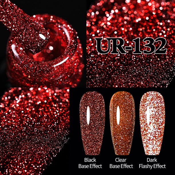 Azúcar UR, esmalte de uñas de Gel brillante, Gel de uñas brillante reflectante, barniz de Arte de uñas semipermanente para manicura, necesita capa superior para Base Tan Jianjun unisex