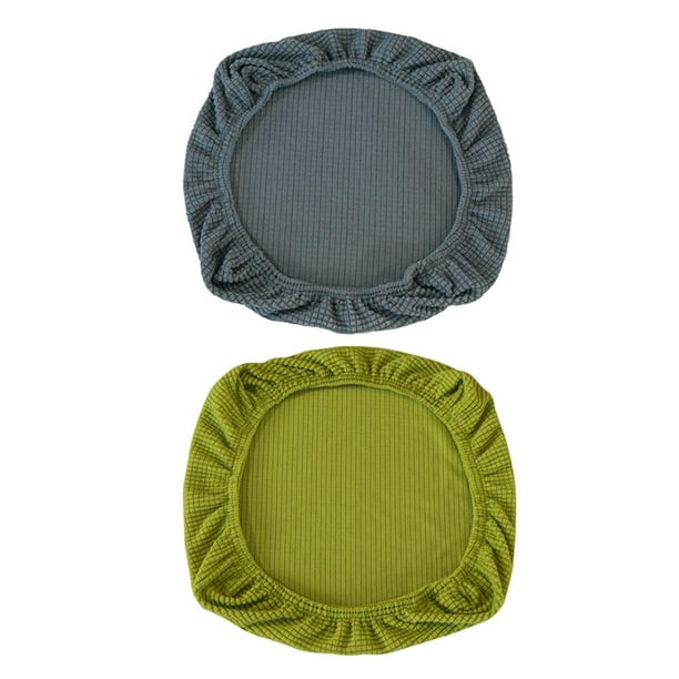 2 Piezas Universal 38-50cm Funda de Asiento para Silla de Comedor Elástica