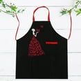 thumbnail image 3 of Delantal de cocina para mujer con bolsillo Delantal de chef para mujer para cocinar y hornear, 3 of 8