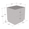thumbnail image 2 of Romb 18" Nightstand (Set of 2), 2 of 6
