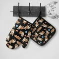 thumbnail image 6 of Cute Corgi Dog Heat Resistant Oven Mitts and Pot Holders Sets Non Slip Kitchen Gloves Hot Pads with Inner Cotton Layer for Cooking BBQ Baking Grilling, 6 of 6