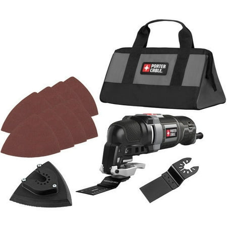 Porter-Cable PCE606K 3.0 Amp Oscillating Multi-Tool Kit with 11 Accessories
