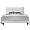thumbnail image 4 of Royale Upholstered Platform Bed with Nail Trim Headboard, King, 4 of 4
