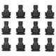 thumbnail image 2 of Adaptador De Manguera, Conector De Grifo De Plástico, 12 Piezas Negras Para Lavadora De Manguera De Jardín ANGGREK Otros, 2 of 8
