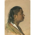 thumbnail image 3 of Vasily Vereshchagin 19x24 Black Modern Framed Museum Art Print Titled - Uzbek Boy (Between 1867 and 1868), 3 of 5