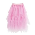 thumbnail image 2 of Tulle Skirts for Women High Low Layered Puffy Fairy Skirts High Waisted Irregular Tutu Skirt, 2 of 4