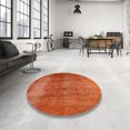 thumbnail image 4 of Ahgly Company Machine Washable Indoor Rectangle Traditional Orange Red Area Rugs, 7' x 9', 4 of 7