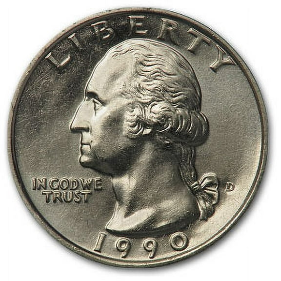1990-D Washington Quarter BU