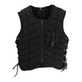 thumbnail image 2 of Naiovety Chaleco acolchado transpirable para niños, equipo de protección para montar, chaleco de seguridad ajustable a prueba de golpes para el cuerpo, Cuidado ecuestre y deportes Talla 6 Naiovety OD022029-06, 2 of 6