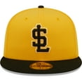 thumbnail image 2 of Men's New Era Gold Salt Lake Bees Authentic Collection 59FIFTY Fitted Hat, 2 of 6