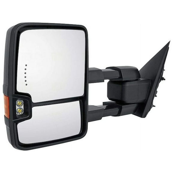 Left Driver Side Mirror - Compatible with 2015 - 2019 Chevy Silverado 2500 HD 2016 2017 2018