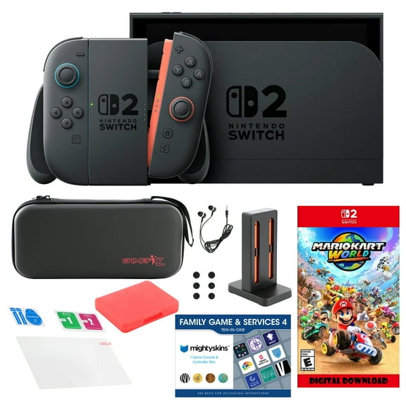Nintendo Switch 2 MarioKart with Accessories Kit & Voucher