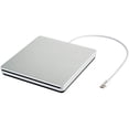 thumbnail image 1 of VikTck USB-C Superdrive Lector externo de DVD/CD y grabadora de DVD/CD para Apple-MacBook Air/Pro/iMac/Mini/MacBook Pro/ASUS/ASUS/DELL Latitude con puerto USB-C Plug and Play (Plata), 1 of 5