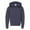 Vintage Heather Navy, variant on Jerzees Youth 8 oz NuBlend® Fleece Pullover Hood - 996Y