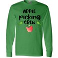 thumbnail image 3 of Inktastic Apple Picking Crew Long Sleeve T-Shirt, 3 of 5