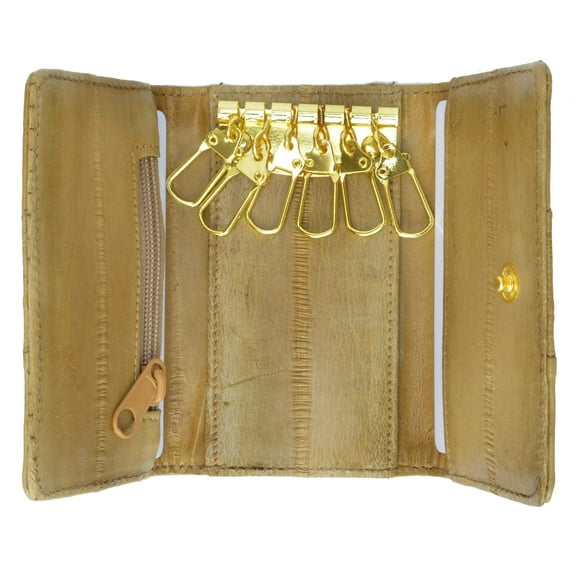 Eel Skin Soft Leather Key Case Wallet E 312