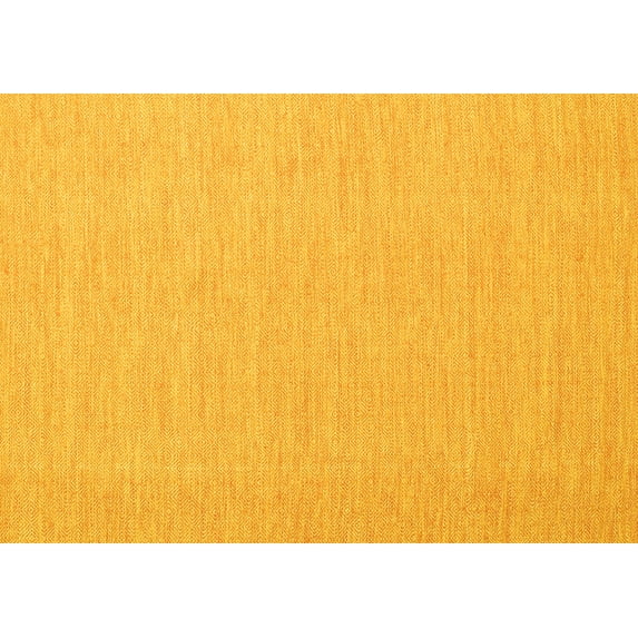 Ahgly Company Machine Washable Indoor Rectangle Abstract Yellow Contemporary Area Rugs, 2' x 4'