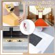 thumbnail image 5 of Cinta de tela autoadhesiva de 54,6 yardas, tiras de tela de 1,18 pulgadas con reverso adhesivo, rollo de tela blanca para proteger muebles, pisos de madera, sillas y paredes., 5 of 9