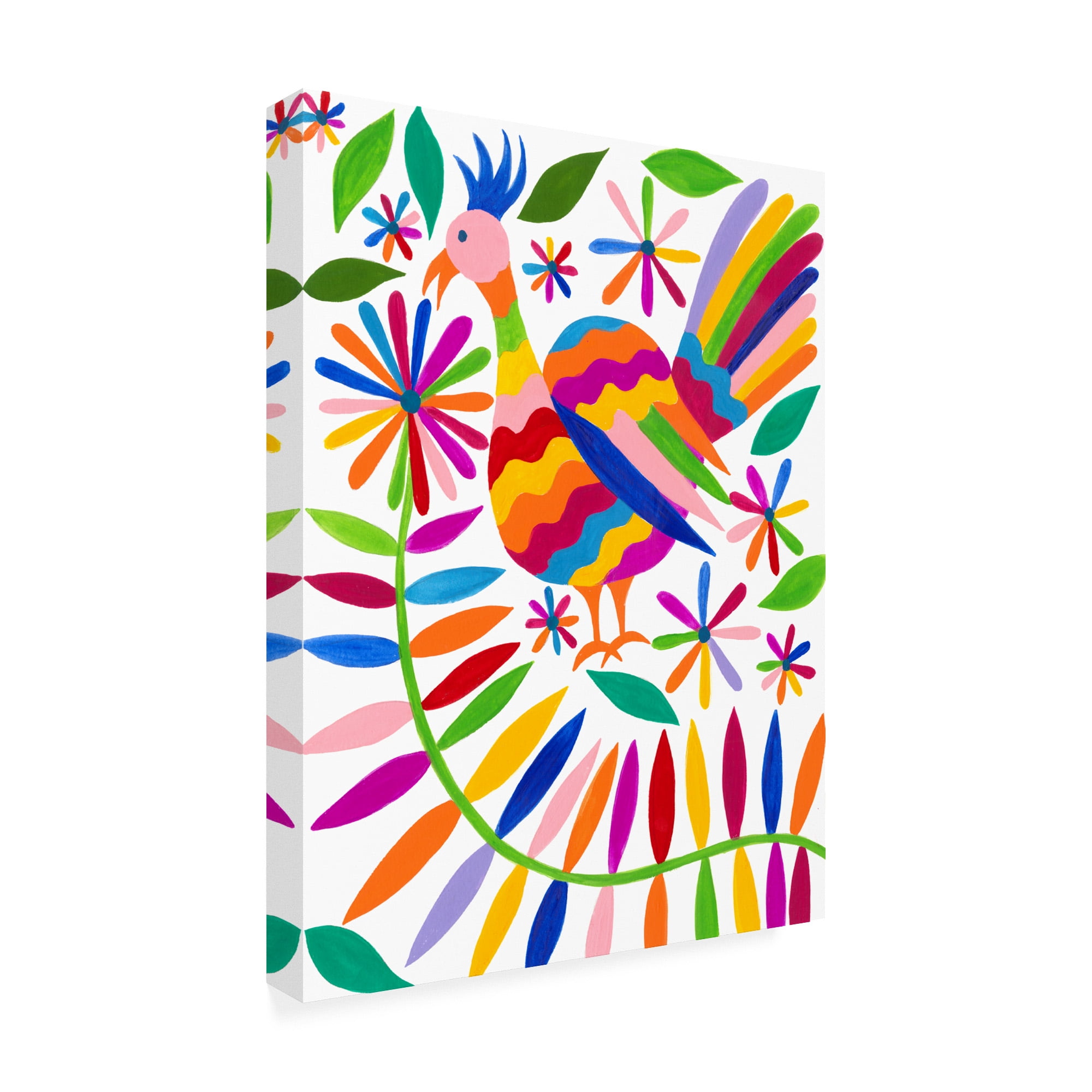 Trademark Fine Art 'Otomi Bird III' Canvas Art by Regina Moore