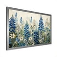 thumbnail image 2 of Designart "Refined Blue And Beige Bonnets Field I" Blue Bonnets Picture Framed Canvas Art Print, 2 of 5