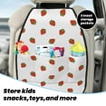 thumbnail image 5 of Gaeub Hand Drawn Strawberry Print Anti-Kick Storage Mat for Car Seats 2 Pcs, Car Kick Mats with 3 Pocket Protector, Essential Car Seat Protector for Child Car Seat,Car Seat Protector, 5 of 8