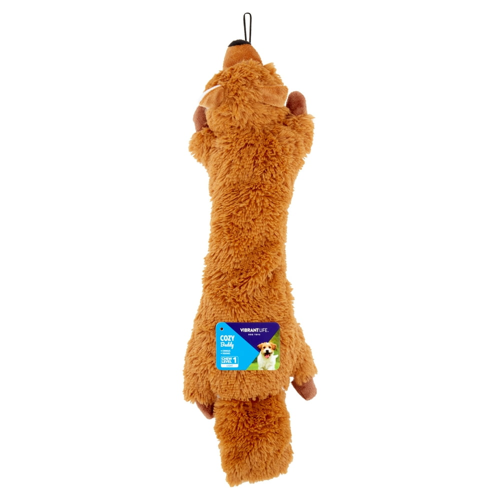 Vibrant Life Long Gray Fox Plush Dog Toy - Walmart.com - Walmart.com