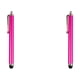 thumbnail image 2 of Methold Bolígrafos capacitivos Lápiz de pantalla táctil Punta de goma Ligero Alta flexibilidad Stylus Velocidad de respuesta rápida para Rosado 2Conjunto, 2 of 6