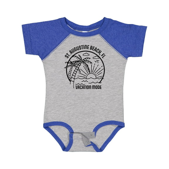 Inktastic Summer Vacation Mode St. Augustine Beach Florida Boys or Girls Baby Bodysuit