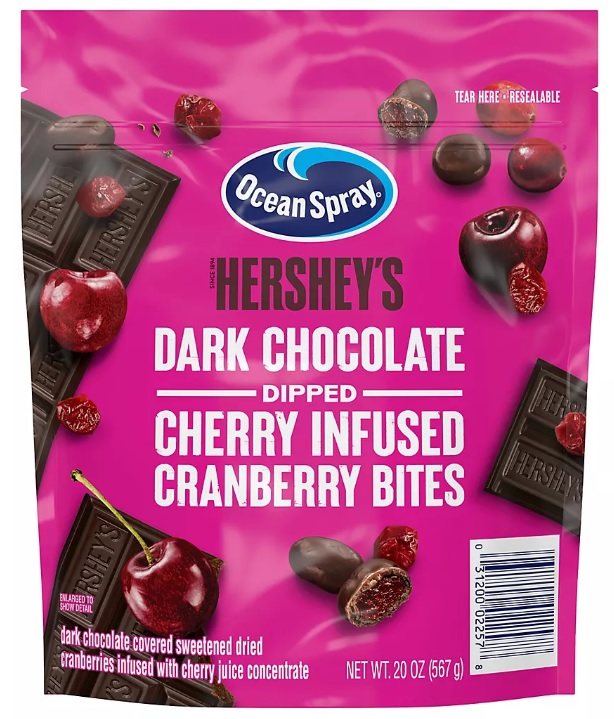 Ocean Spray Hershey's Dark Chocolate Dipped Cherry Infused Cranberries
