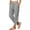 Black-pants, variant on Women Striped Wide Leg Pants Button Split Hem Drawstring Elastic Waist Baggy Summer Beach Vacation Pants with Pockets Fashion Loose Fit Pullon Casual Outdoor Lightweight Trousers M
