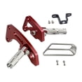 thumbnail image 4 of jinwen 2Pcs Motorcycle Rear Foot Pegs Aluminum Pedals Rest for Klx230 Red, 4 of 9