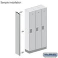 thumbnail image 4 of Salsbury Industries 33333BLU Side Panel - for Designer Wood Locker - without Sloping Hood - Blue, 4 of 4