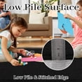 thumbnail image 7 of Haperlare Washable Textured Runner Rugs for Hallway Modern Low Pile Entryway Rugs for Laundry,Neutral Black Indoor Floor Runner Rug,2'x6', 7 of 7