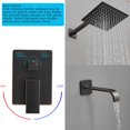 thumbnail image 3 of Juego de grifos de ducha, calentables, de bronce frotado con aceite y caño para bañera, 3 of 7