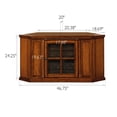 thumbnail image 3 of Leick Furniture Meuble Télé d'Angle de 46 Pouces en Fini Chêne Bruni, 3 of 6