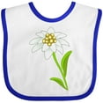 thumbnail image 3 of Inktastic Edelweiss- Flower Boys or Girls Baby Bib, 3 of 4